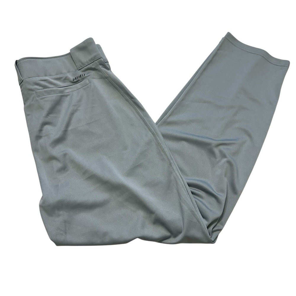Nike Dri-Fit Baseball Pants Men's XL Gray Pro Style Game‎ Practice